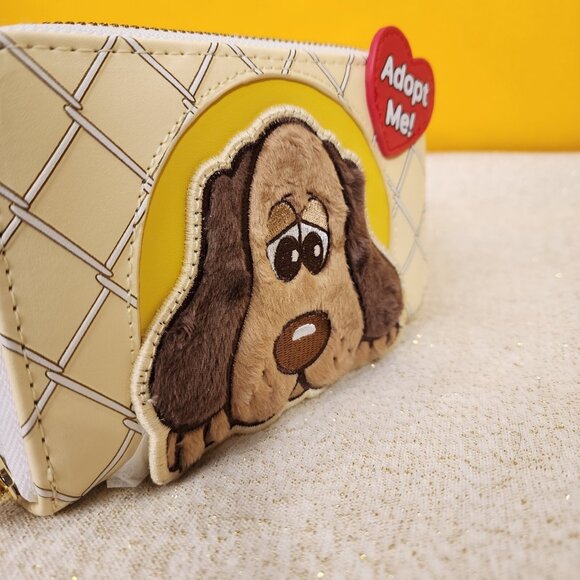 Loungefly Pound Puppies 40th Anniversary Plush Zip Around Wallet NEW - Picture 3 of 13